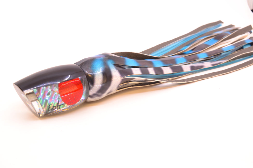 Marlin Magic Blue-Purple Abalone Black Back Red Eyes Baby Ruckus 10" 6.3oz FT Vinyl Wahoo
