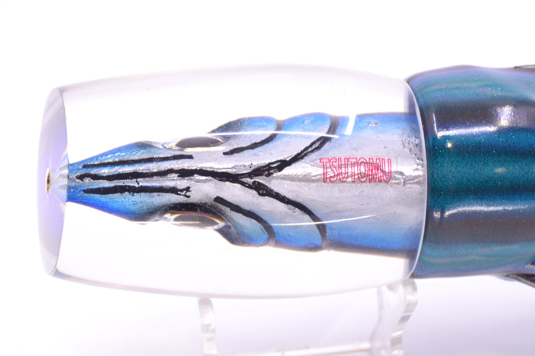 Tsutomu Lures "Hardline Aku" Fish Head Super Moke 14" 10.3oz FT Vinyl