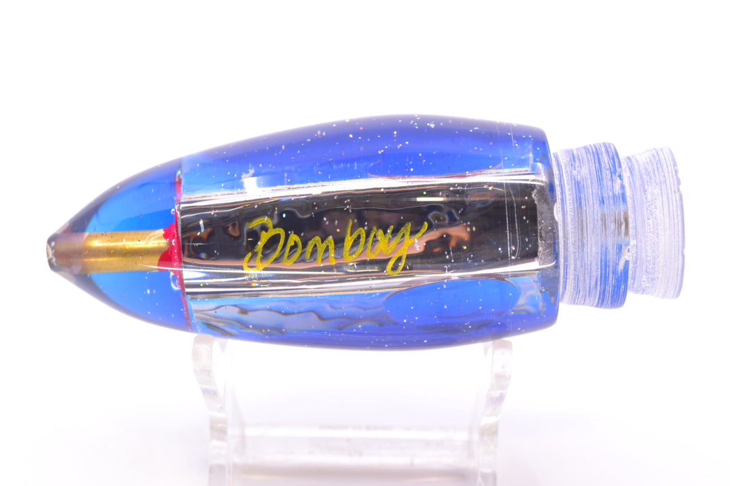 Bomboy Lures White Abalone Blue Back Black-Red Eyes Big Bomb 9"+ 6oz