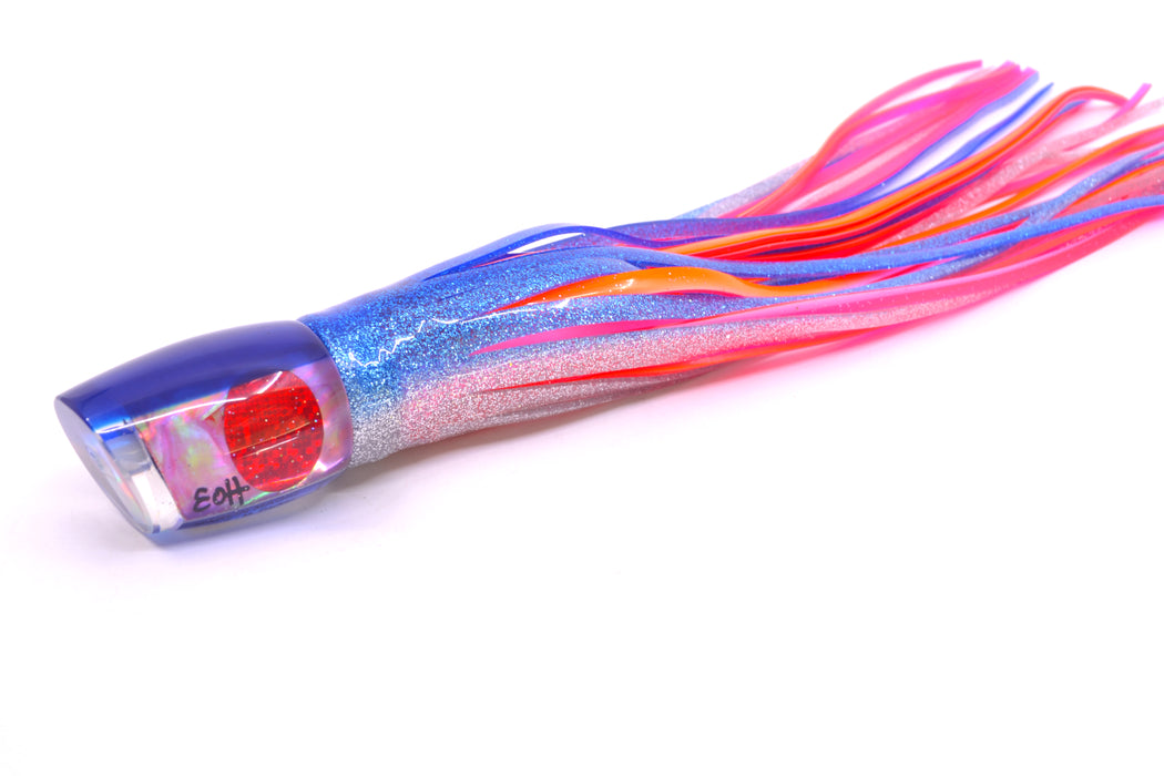 Marlin Magic Pink Awabi Blue Back Small Ruckus 9" 5oz Skirted Blue-Silver/Orange-Pink