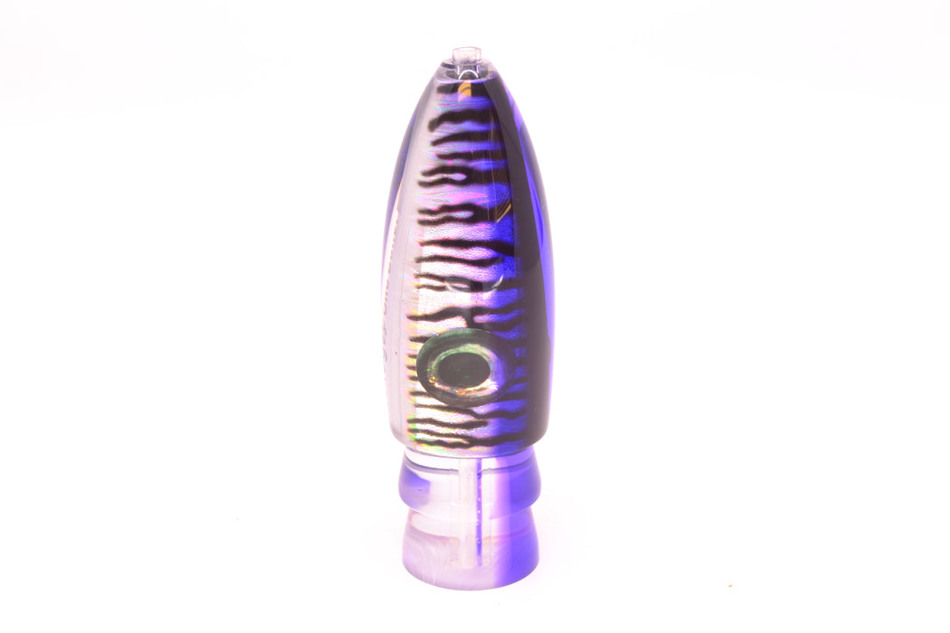Moyes Lures Purple Mackerel Keeled Medium Ono Bullet 9" 5.8oz