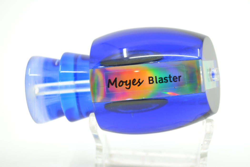 Moyes Lures Blue-Green Oil Slick Blue Back Blaster 12" 4oz