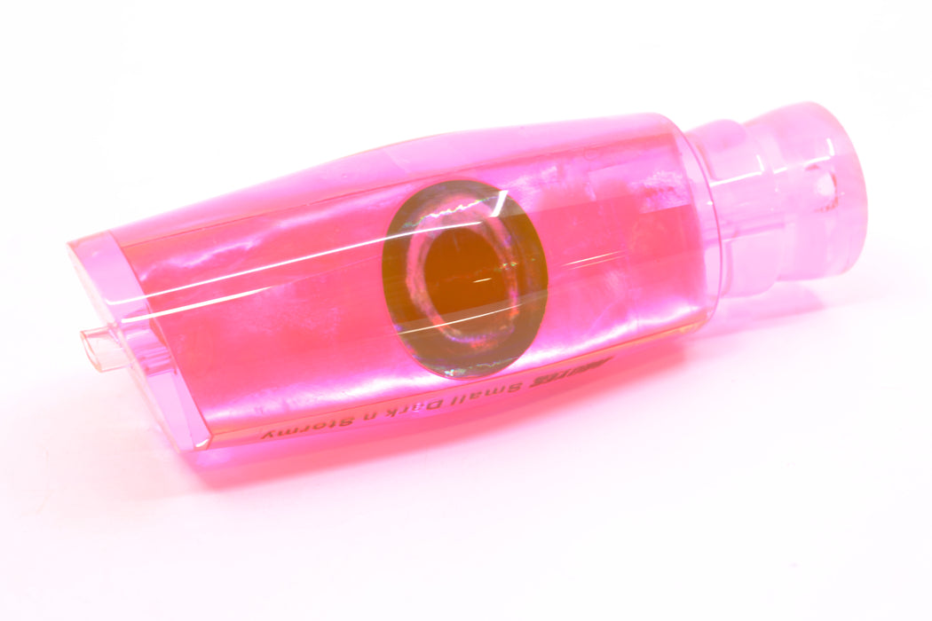Moyes Lures Fluorescent Pink MOP Taxi Eyes Small Dark-N-Stormy 9" 2.6oz