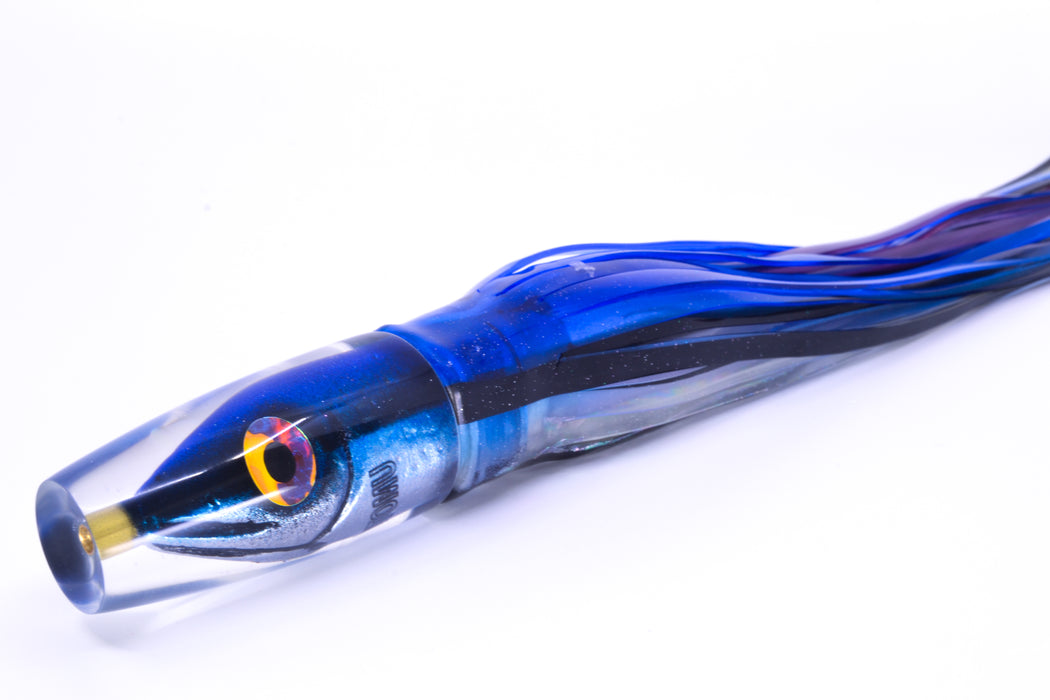 Tsutomu Lures "Hardline Aku" Fish Head Pau Hana Invert 7" 4.8oz Skirted Skipjack