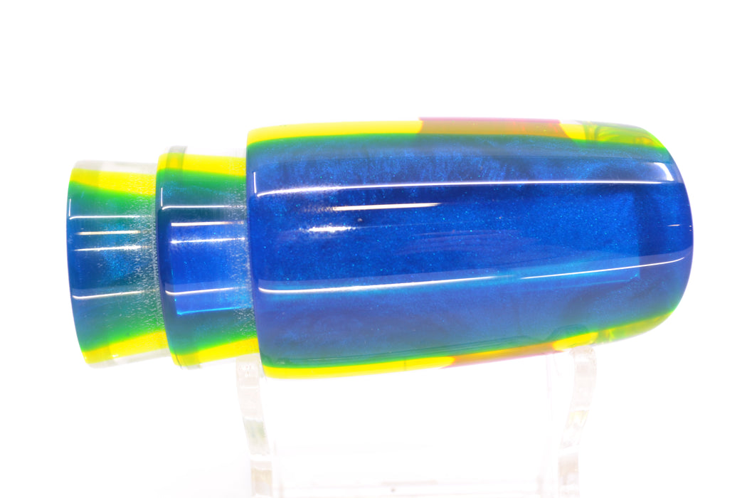 Koya Lures Clear Mirrored Blue-Yellow Back Red Eyes 614 9" 3.5oz GZE