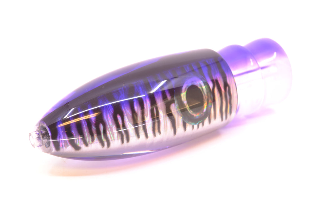 Moyes Lures Purple Mackerel Keeled Medium Ono Bullet 9" 5.8oz