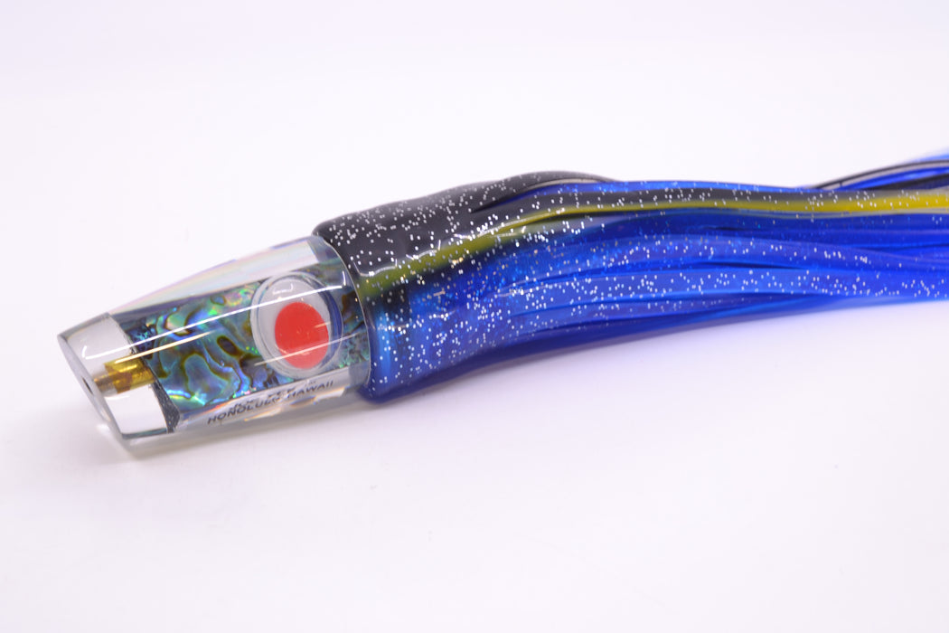 Joe Yee Lures Paua Shell Red Teddy Bear Eyes Crackerjack 9" 3.5oz Skirted New Pre-Owned GZE