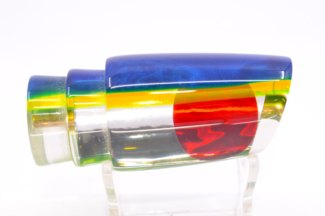 Koya Lures Clear Mirrored Blue-Yellow Back Red Eyes 614 9" 3.5oz GZE