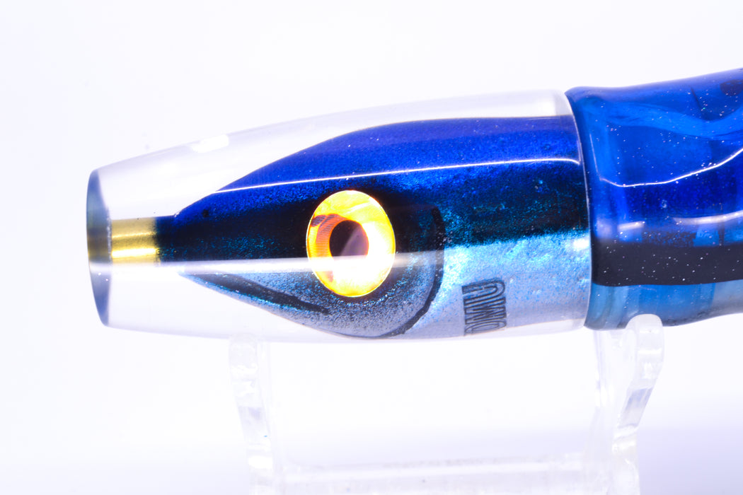 Tsutomu Lures "Hardline Aku" Fish Head Pau Hana Invert 7" 4.8oz Skirted Skipjack