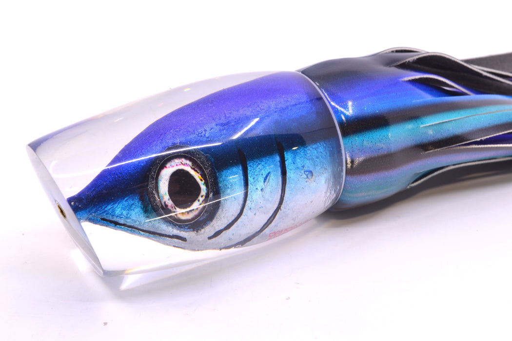 Tsutomu Lures "Hardline Aku" Fish Head Super Moke 14" 10.3oz FT Vinyl