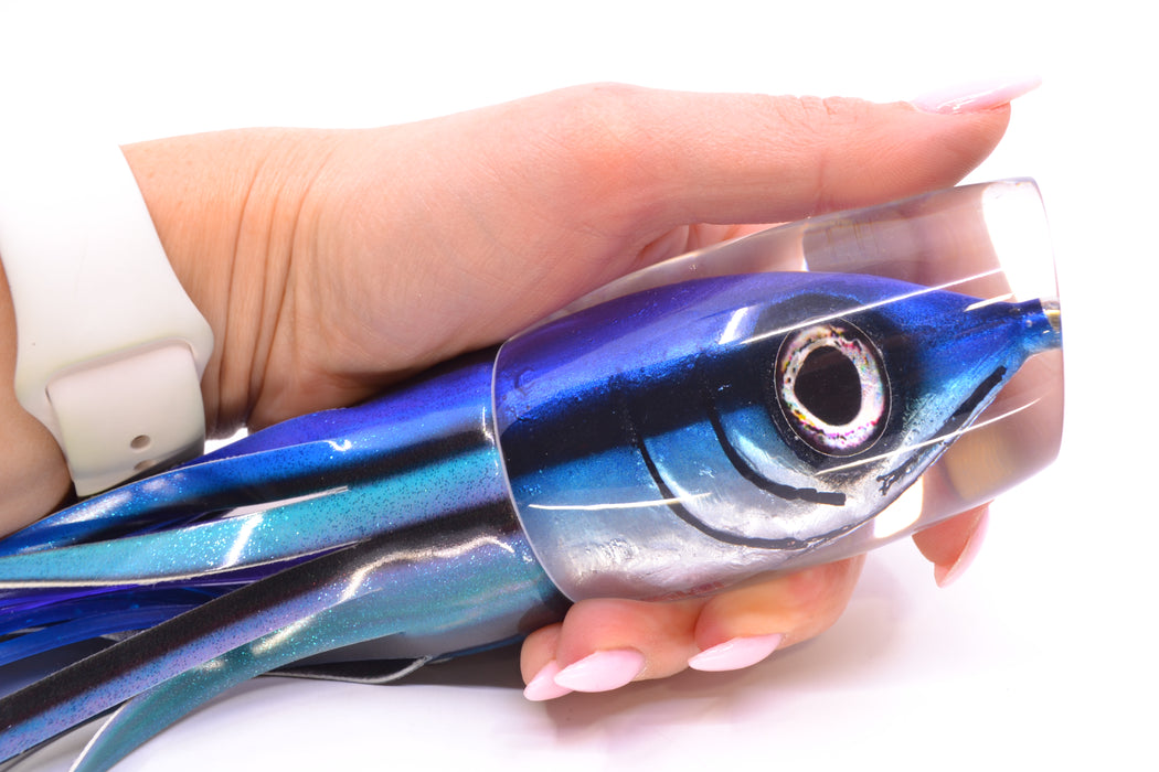 Tsutomu Lures "Hardline Aku" Fish Head Super Moke 14" 10.3oz FT Vinyl