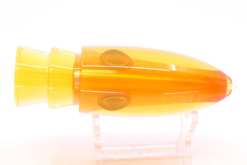 Moyes Lures Silver Aurora Orange Back Keeled Medium Ono Bullet 9" 5.8oz