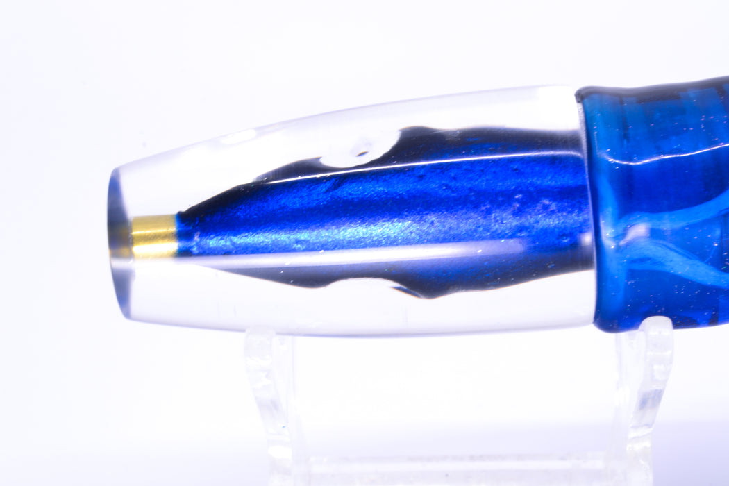 Tsutomu Lures "Hardline Aku" Fish Head Pau Hana Invert 7" 4.8oz Skirted Skipjack