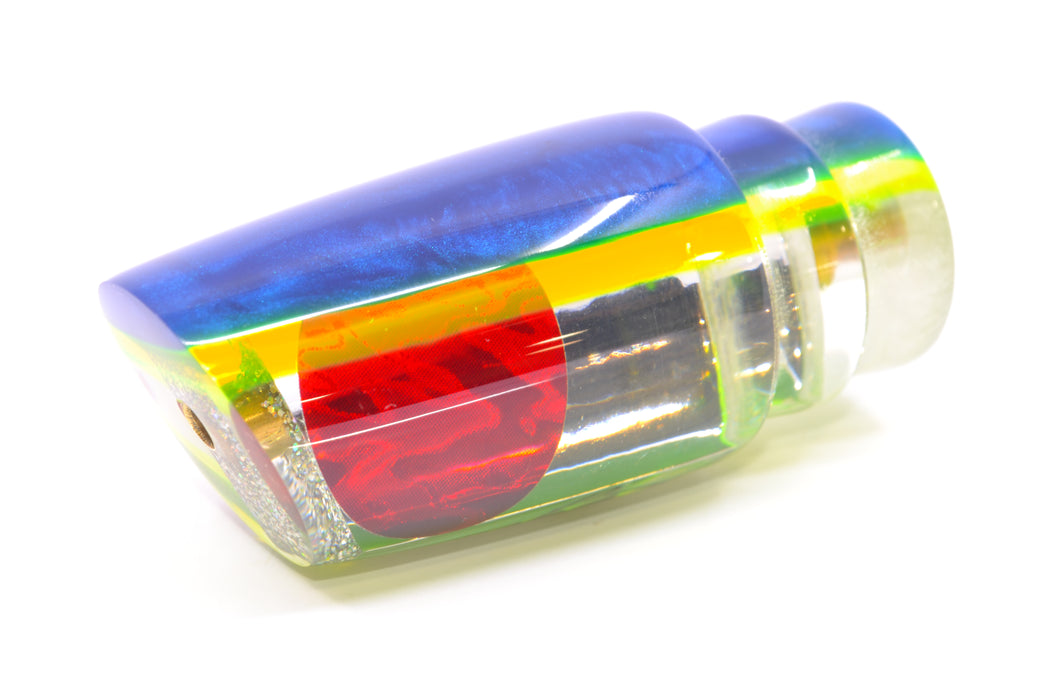 Koya Lures Clear Mirrored Blue-Yellow Back Red Eyes 614 9" 3.5oz GZE