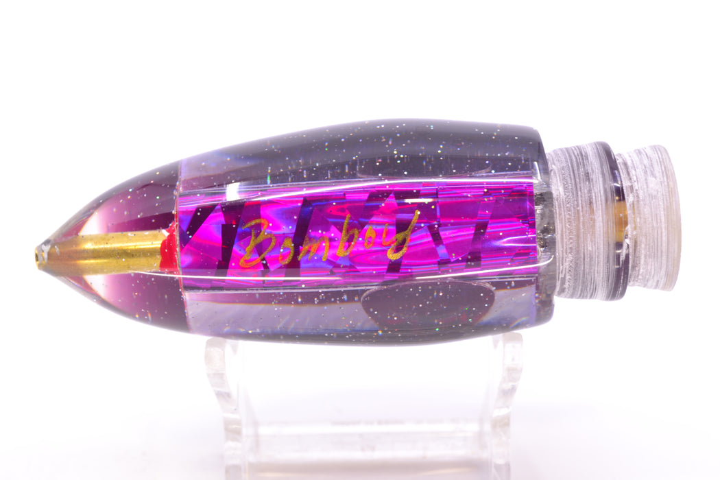 Bomboy Lures Lavender MOP Purple Back Black-Red Eyes Big Bomb 9"+ 6oz