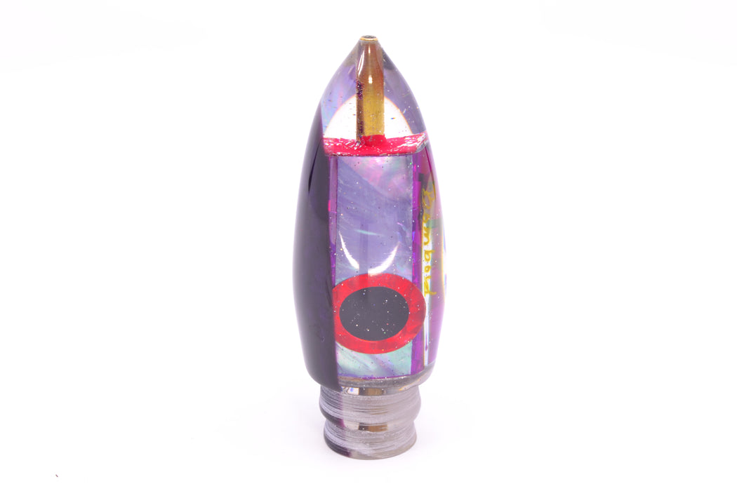 Bomboy Lures Lavender MOP Purple Back Black-Red Eyes Big Bomb 9"+ 6oz