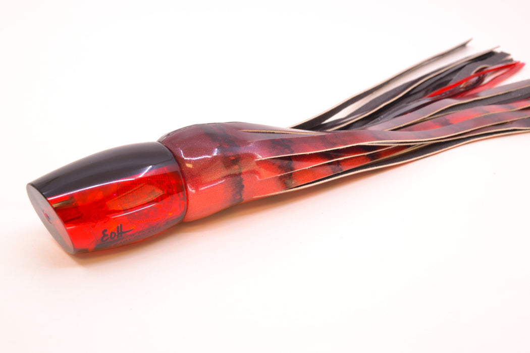 Marlin Magic Red Awabi Black Back Red Eyes Baby Ruckus 10" 6.3oz FT Vinyl Red Tiger