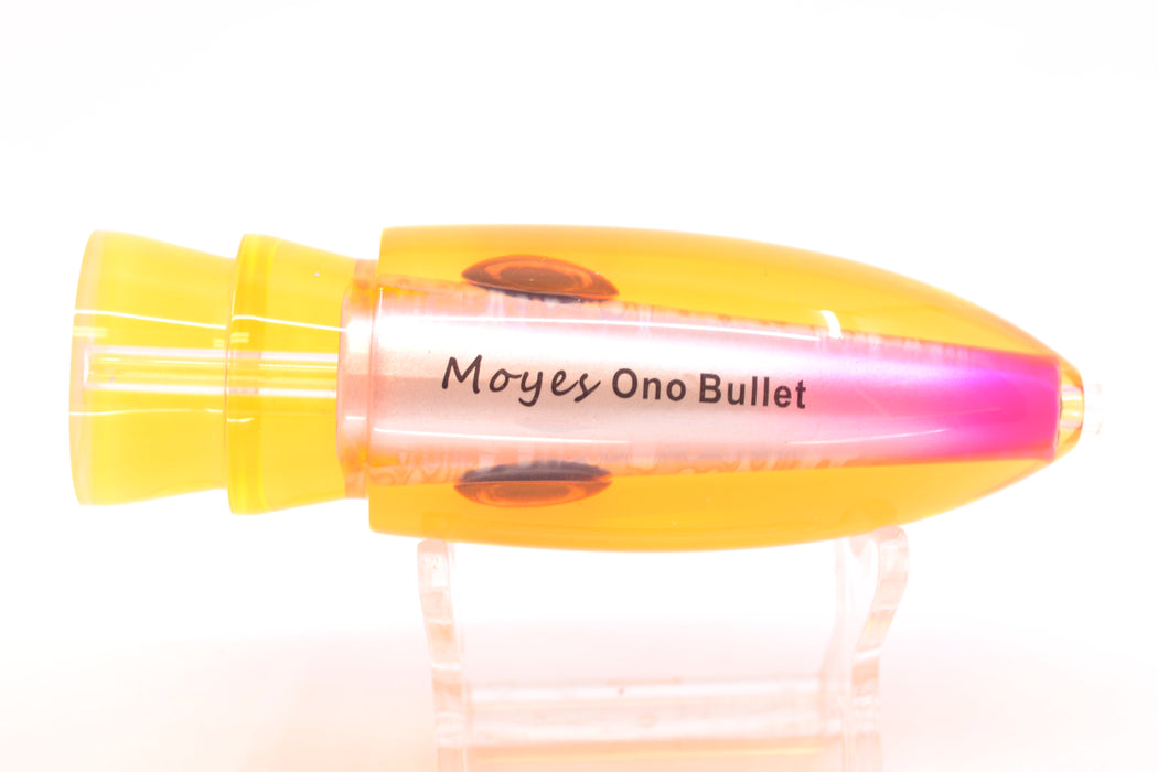 Moyes Lures Silver Aurora Orange Back Keeled Medium Ono Bullet 9" 5.8oz