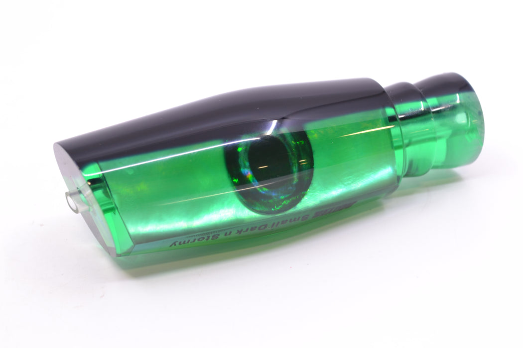 Moyes Lures Green MOP Black Back Taxi Eyes Small Dark-N-Stormy 9" 2.6oz