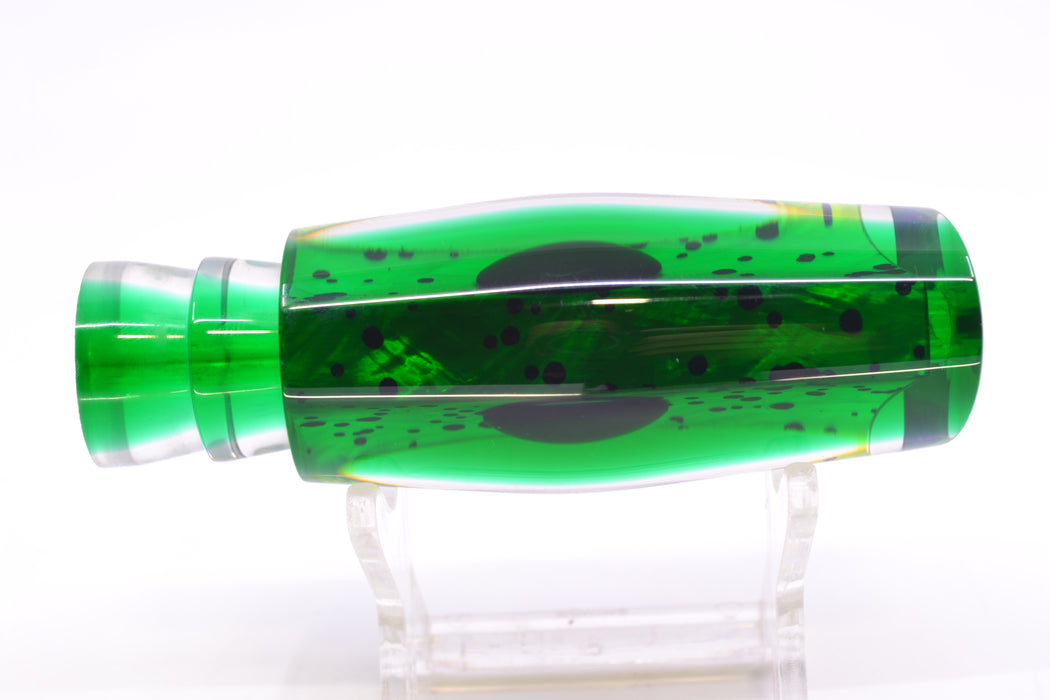 Moyes Lures Mahi MOP Green Back Red Eyes Small Dark-N-Stormy 9" 2.6oz