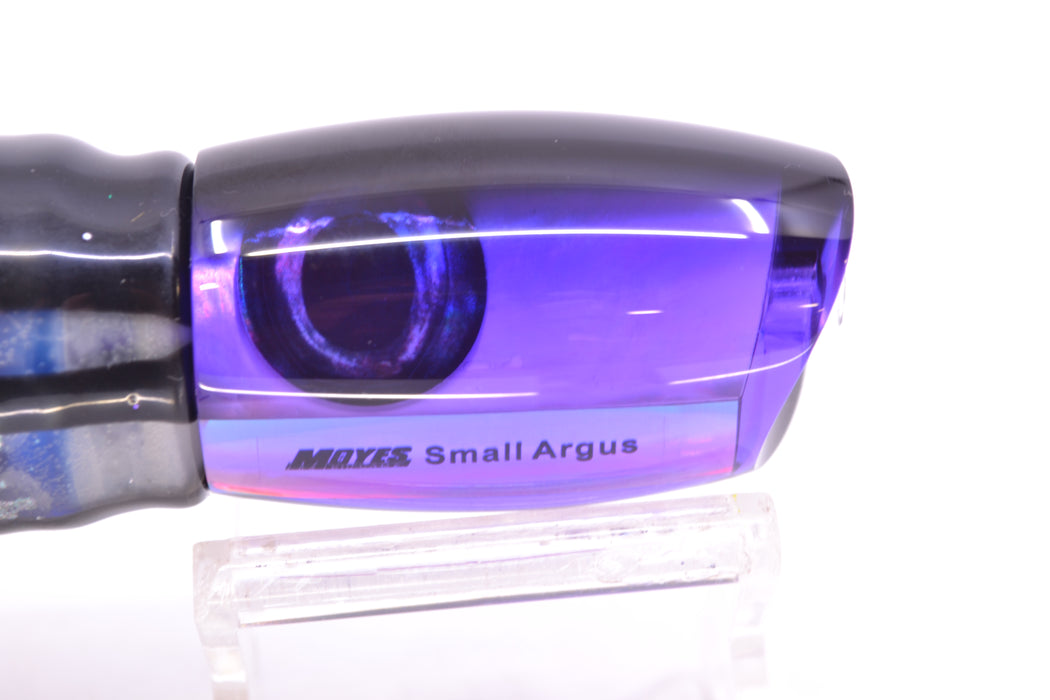 Moyes Lures Purple MOP Black Back Small Argus 9" 3.5oz Skirted Skipjack GZE