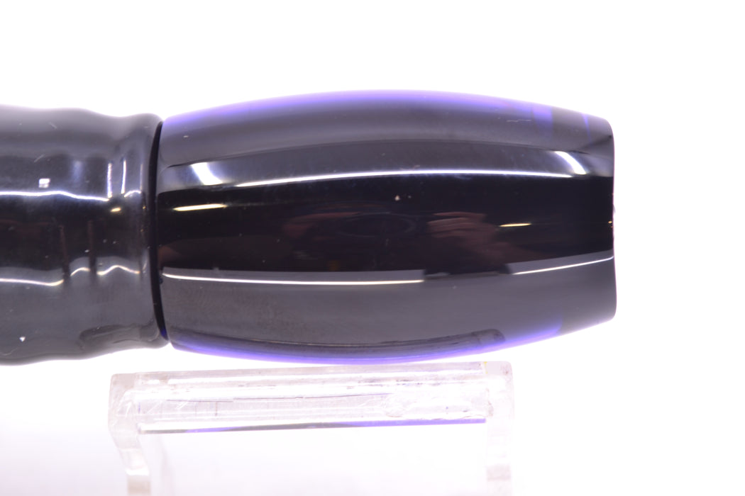 Moyes Lures Purple MOP Black Back Small Argus 9" 3.5oz Skirted Skipjack GZE