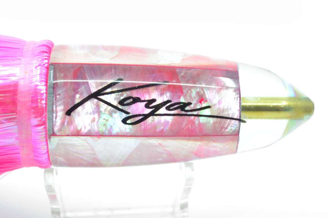 Koya Lures Pink MOP AK Bullet 12" 14.5oz Strobez Flashabou