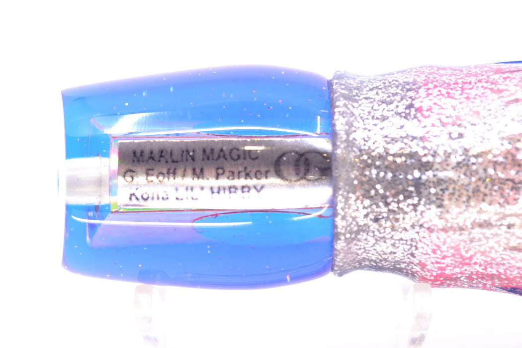 Marlin Magic Pink Awabi Blue Back Red Eyes Lil Hibby 10" 7.2oz Skirted Blue Aurora