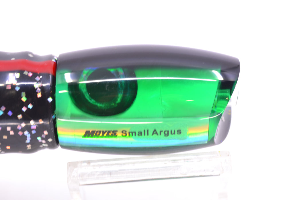 Moyes Lures Green MOP Black Back Small Argus 9" 3.5oz Skirted Black/Green GZE