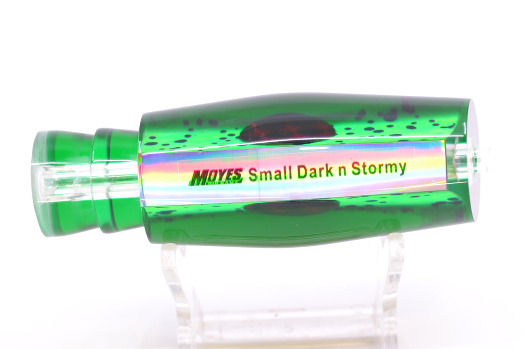 Moyes Lures Mahi MOP Green Back Red Eyes Small Dark-N-Stormy 9" 2.6oz