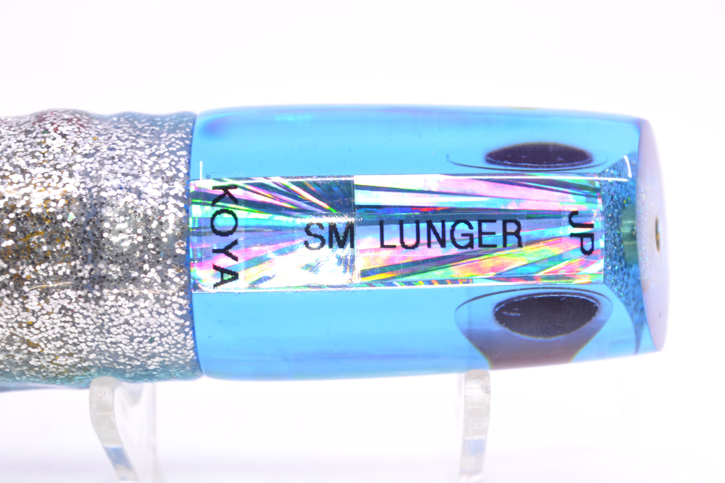 Koya Lures Ice Blue Rainbow Starburst JP Small Lunger 10" 6oz Skirted Pink-Blue-Silver
