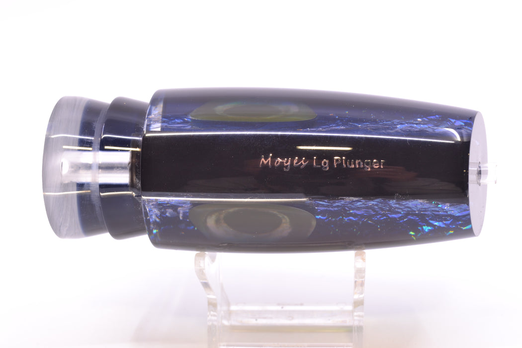 Moyes Lures Orange Dichro Black Back Taxi Eyes Large Plunger 14" 8.2oz GZE