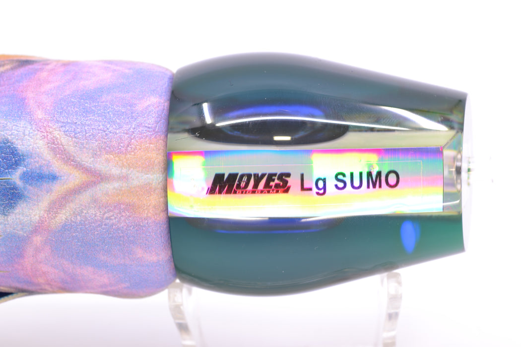 Moyes Lures Yellowfin Paua-MOP Blue-Yellow Back Large Sumo 14" 10.3oz ALV Vinyl Yellowfin