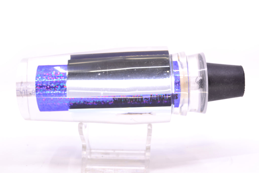 Aloha Lures Clear Mirrored Purple Rainbow Sundowner 14" 8oz