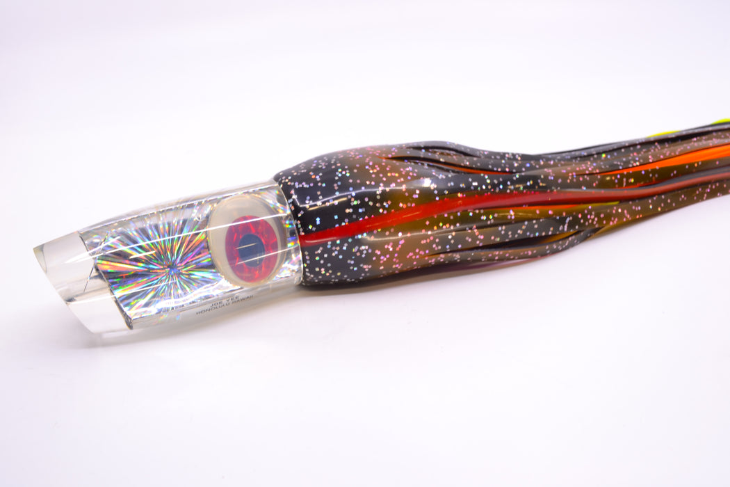 Joe Yee Silver Starburst Shakey Eyes Medium Plunger 12" 8oz Skirted New Pre-Owned