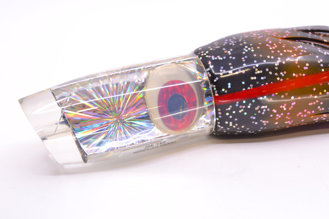 Joe Yee Silver Starburst Shakey Eyes Medium Plunger 12" 8oz Skirted New Pre-Owned