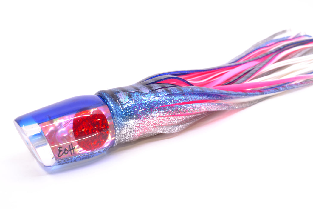 Marlin Magic Pink Awabi Blue Back Red Eyes Lil Hibby 10" 7.2oz Skirted Blue Aurora