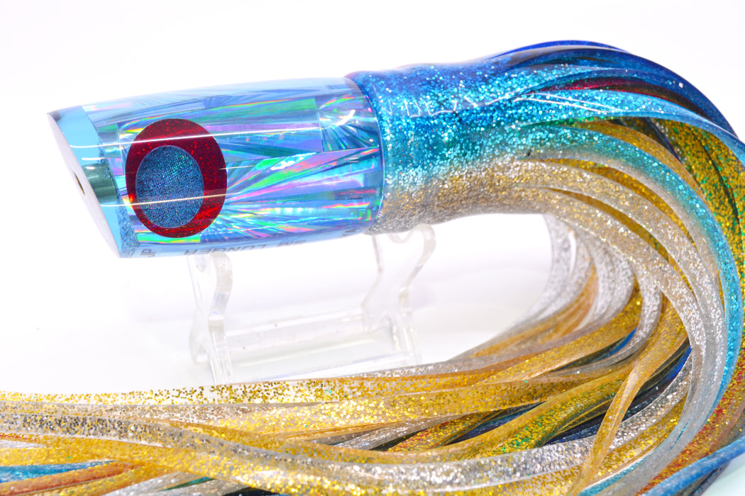 Koya Lures Ice Blue Rainbow Starburst JP Small Lunger 10" 6oz Skirted Pink-Blue-Silver