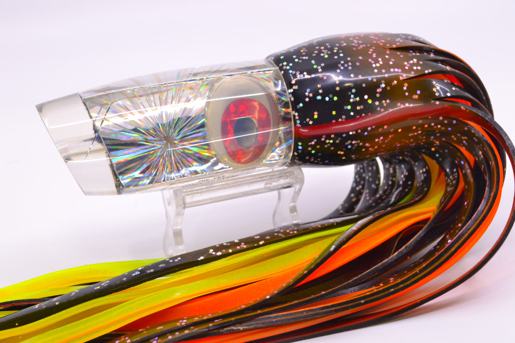 Joe Yee Silver Starburst Shakey Eyes Medium Plunger 12" 8oz Skirted New Pre-Owned