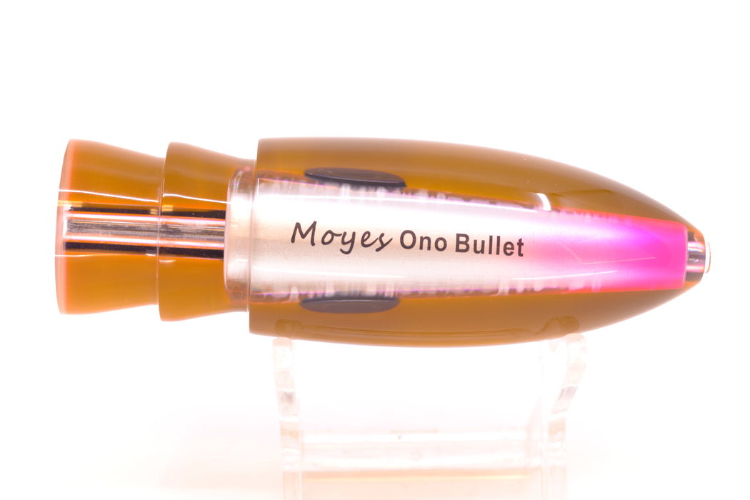 Moyes Lures Silver Aurora Black-Pink Back Keeled Medium Ono Bullet 9" 5.8oz