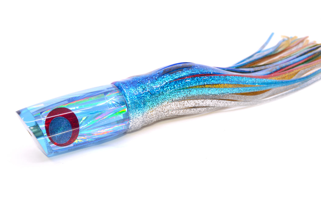 Koya Lures Ice Blue Rainbow Starburst JP Small Lunger 10" 6oz Skirted Pink-Blue-Silver