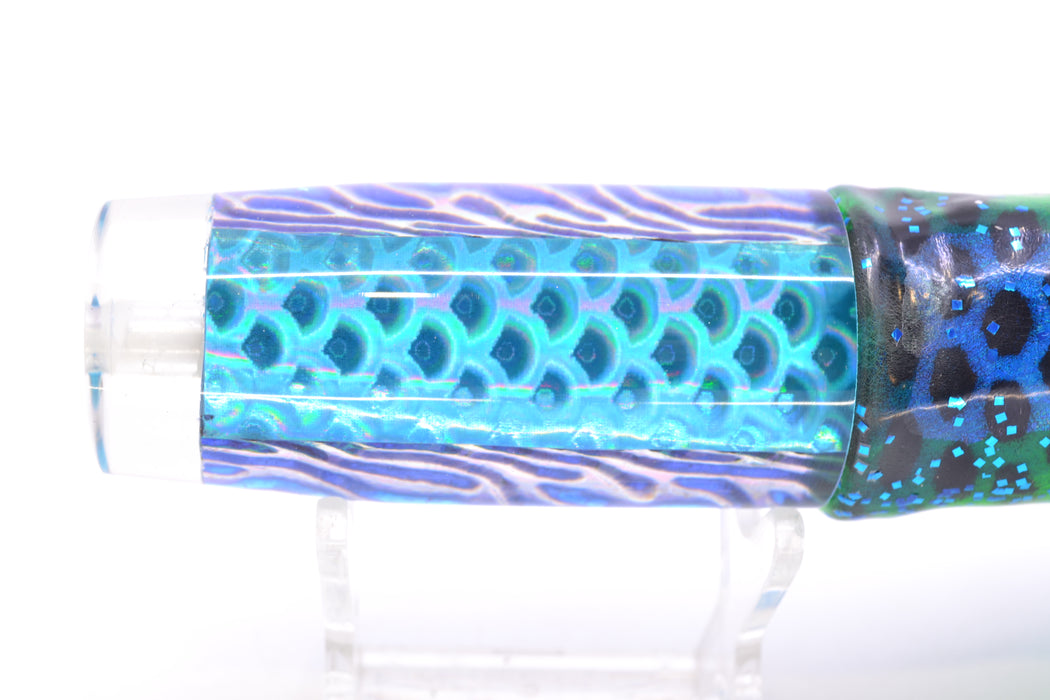 Marlin Magic Ice Blue-Akule Lava Medium Hard Head 9" 5oz Skirted