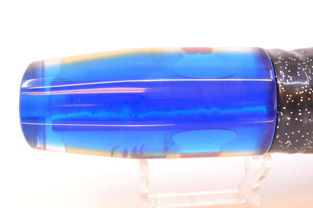 Marlin Magic Golden MOP Blue Back Red Eyes Large Plunger 12" 9oz Skirted Black-Yellow-Blue