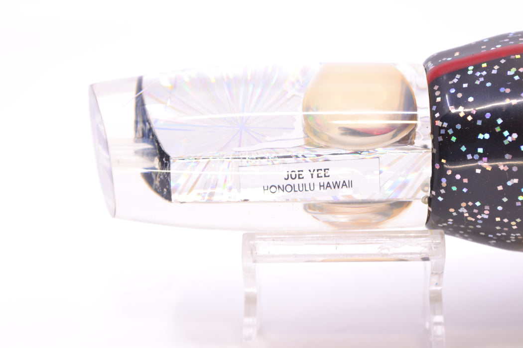 Joe Yee Silver Starburst Shakey Eyes Medium Plunger 12" 8oz Skirted New Pre-Owned