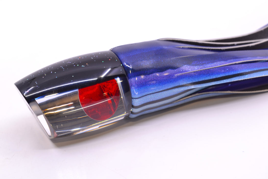 TANTRUM Lures Clear Mirrored Black Back Medium Bandit 9" 4.7oz FT Vinyl Skipjack