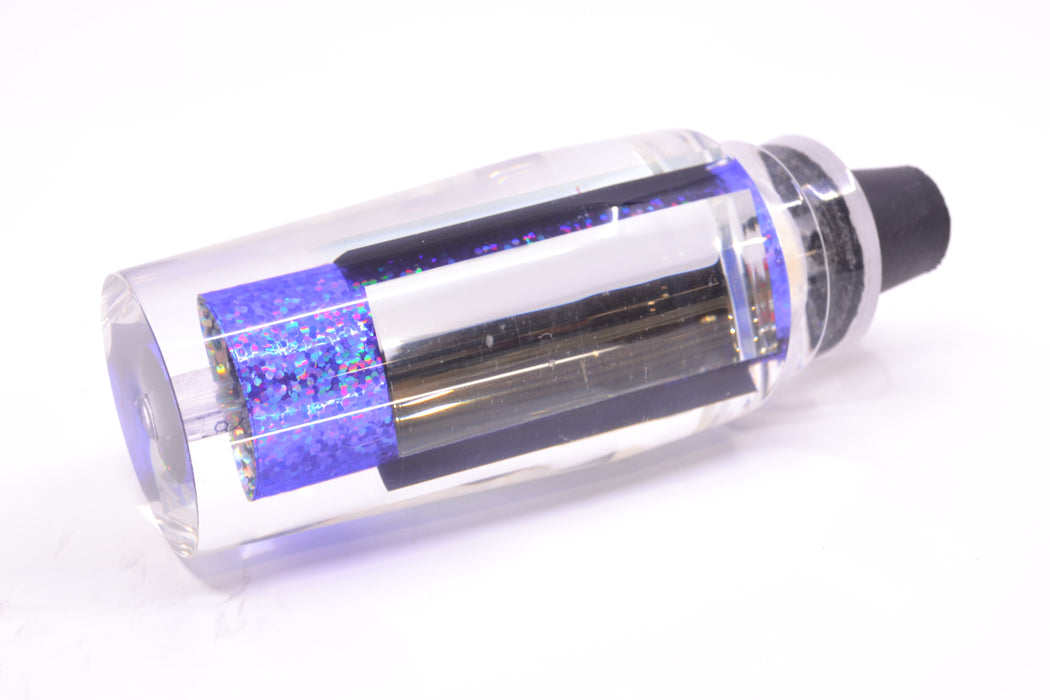 Aloha Lures Clear Mirrored Purple Rainbow Sundowner 14" 8oz