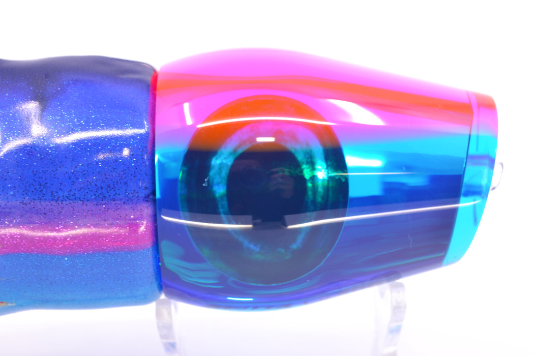 Moyes Lures Ice Blue Mirrored Pink Back Back Taxi Eyes Large Sumo 14" 10.3oz FT Vinyl GZE