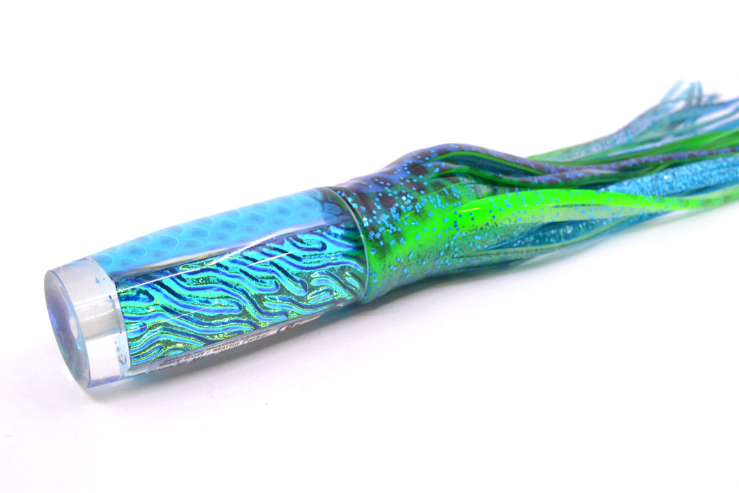 Marlin Magic Ice Blue-Akule Lava Medium Hard Head 9" 5oz Skirted