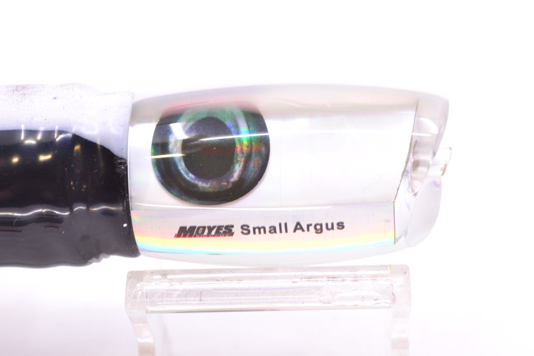 Moyes Lures White MOP White Back Small Argus 9" 3.5oz Skirted White Aurora-Black GZE