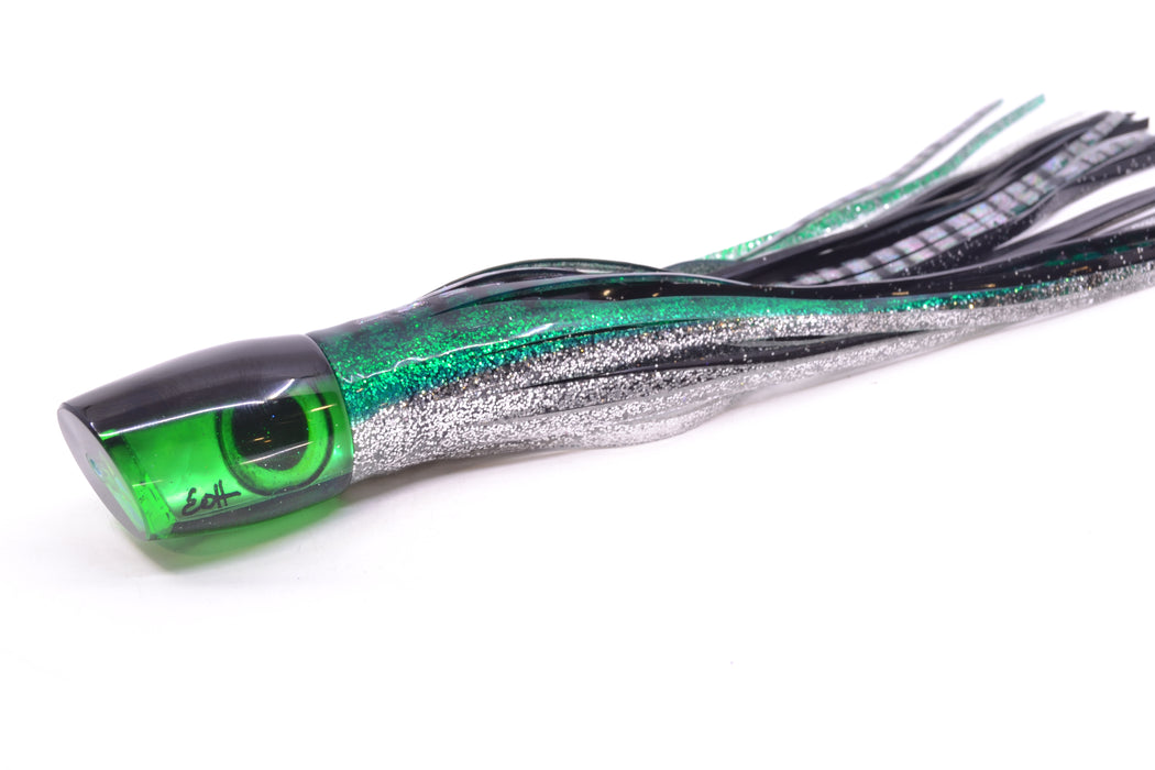 Marlin Magic Green MOP Black Back Taxi Eyes Small Ruckus 9" 5oz Skirted Green Aurora GZE